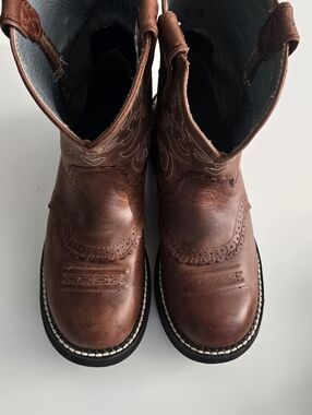 ARIAT Fatbaby Brown Leather Cowgirl Boots